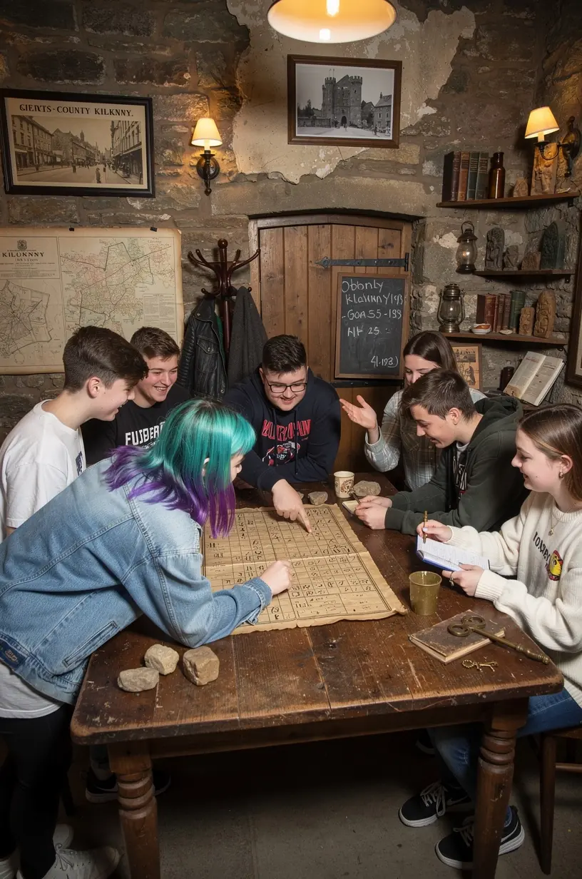 Engaging puzzle challenges in hybrid entertainment venues